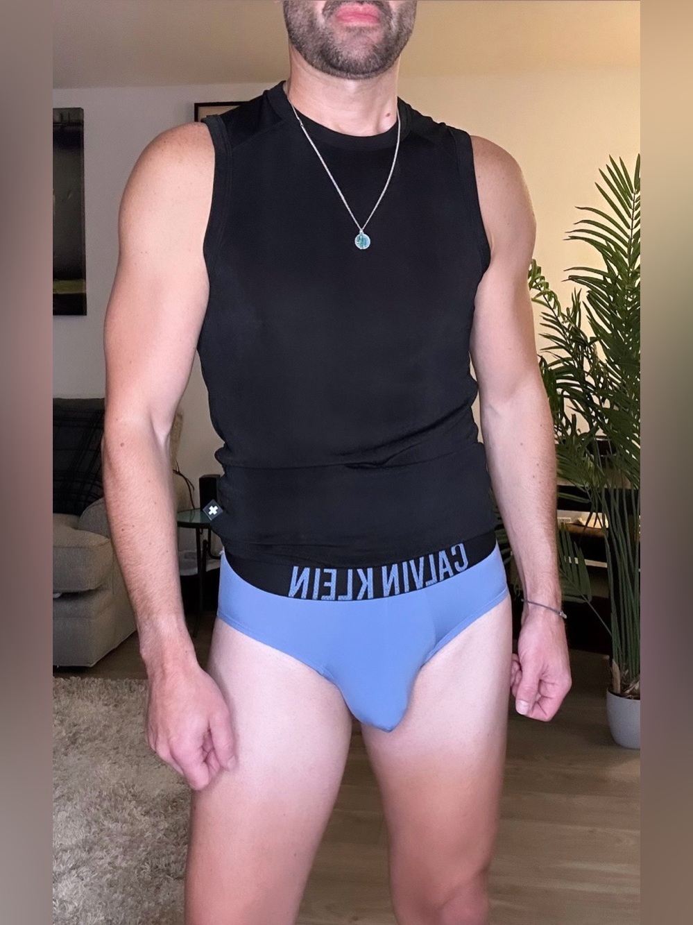 Calvin Klein Intense Power Motion Low Rise Trunk in Blue Brief (Small)
